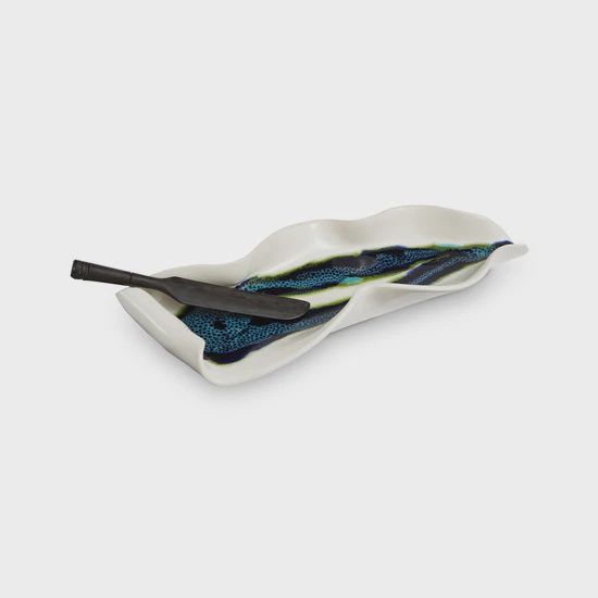 Hilborn Butter Dish Northern Lights