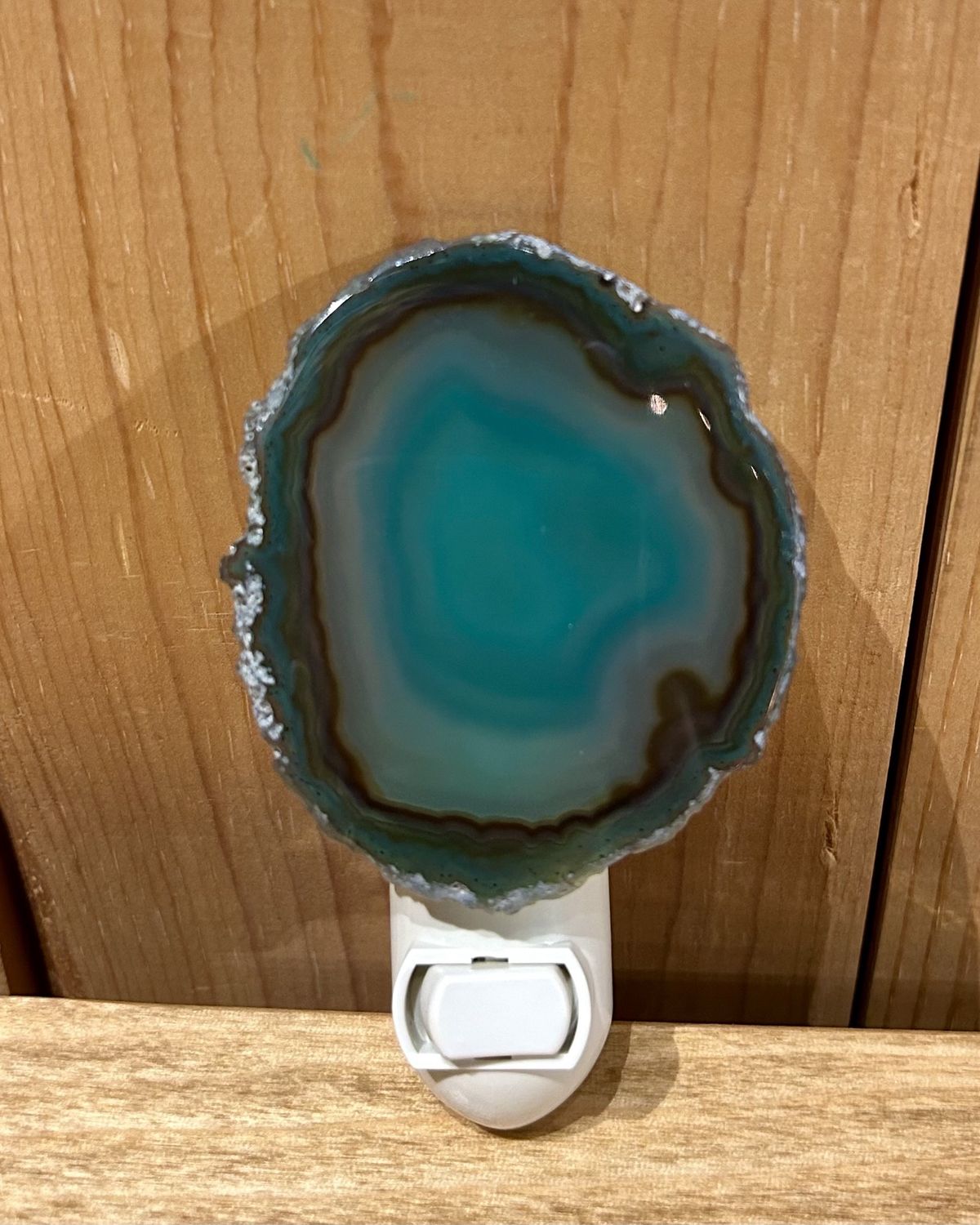 Stonewicks Small Green Agate Night Light
