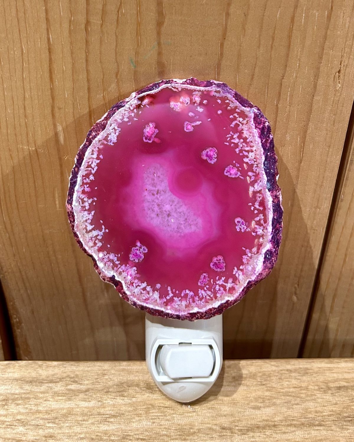 Stonewicks Small Pink Agate Night Light