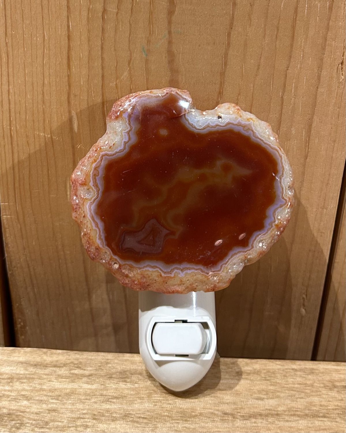 Stonewicks Small Amber Agate Night Light
