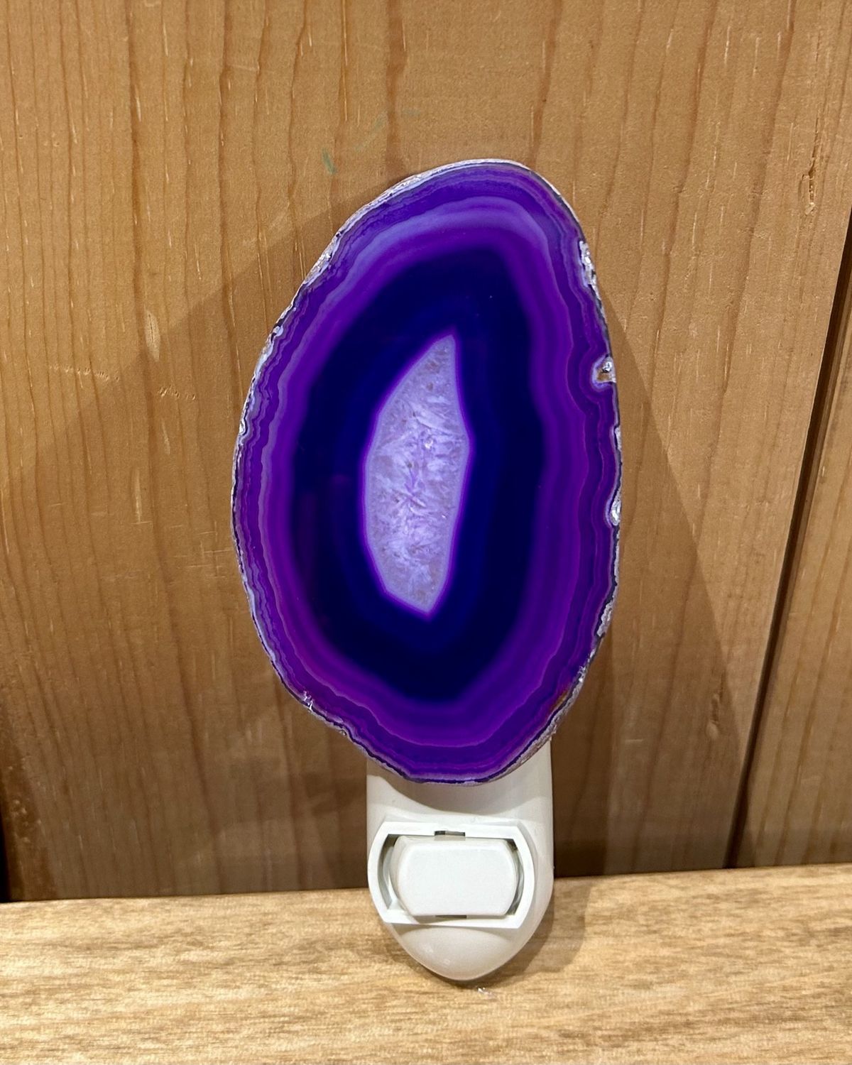 Stonewicks Small Purple Agate Night Light