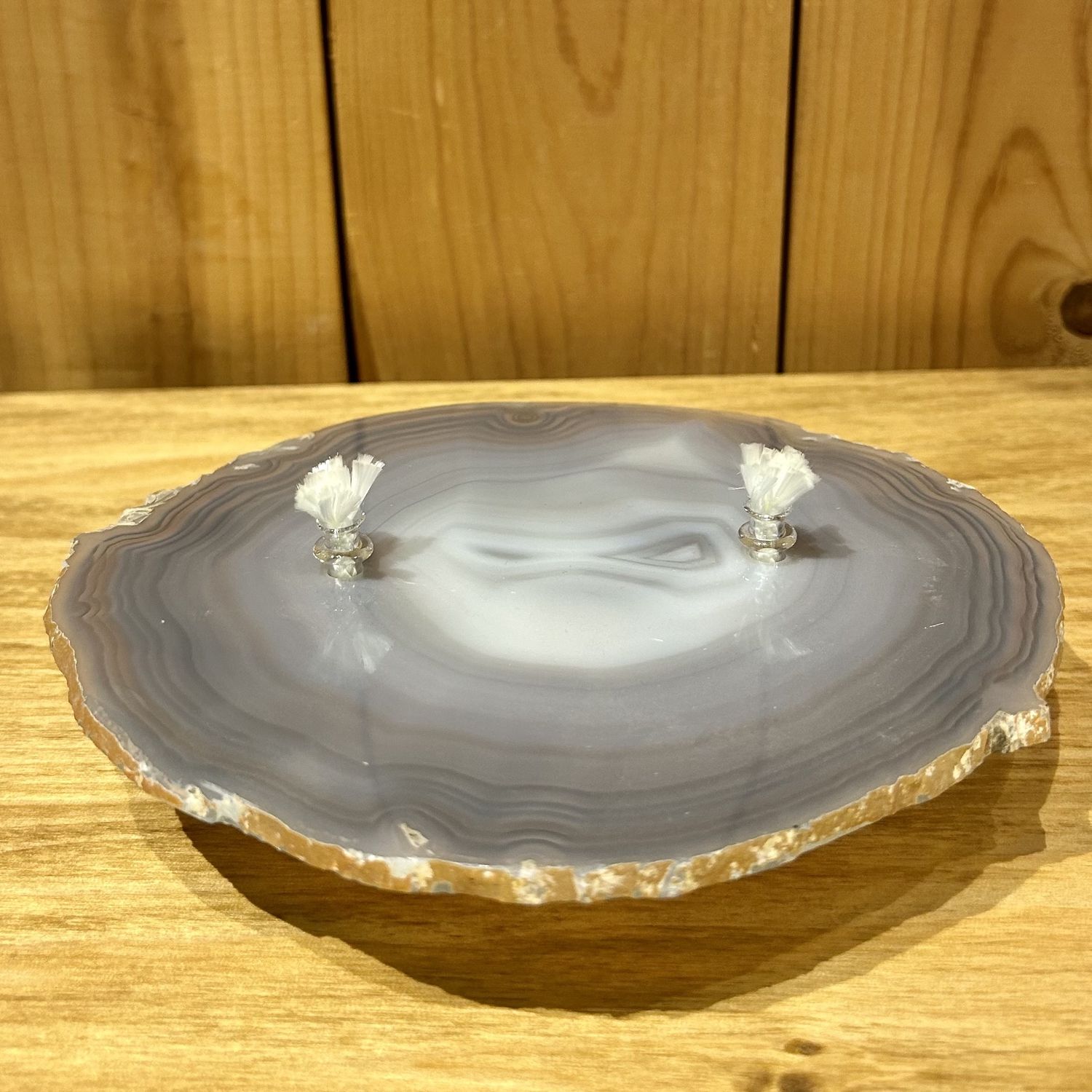 Stonewicks Double Agate Oil Candle, Color: Gray
