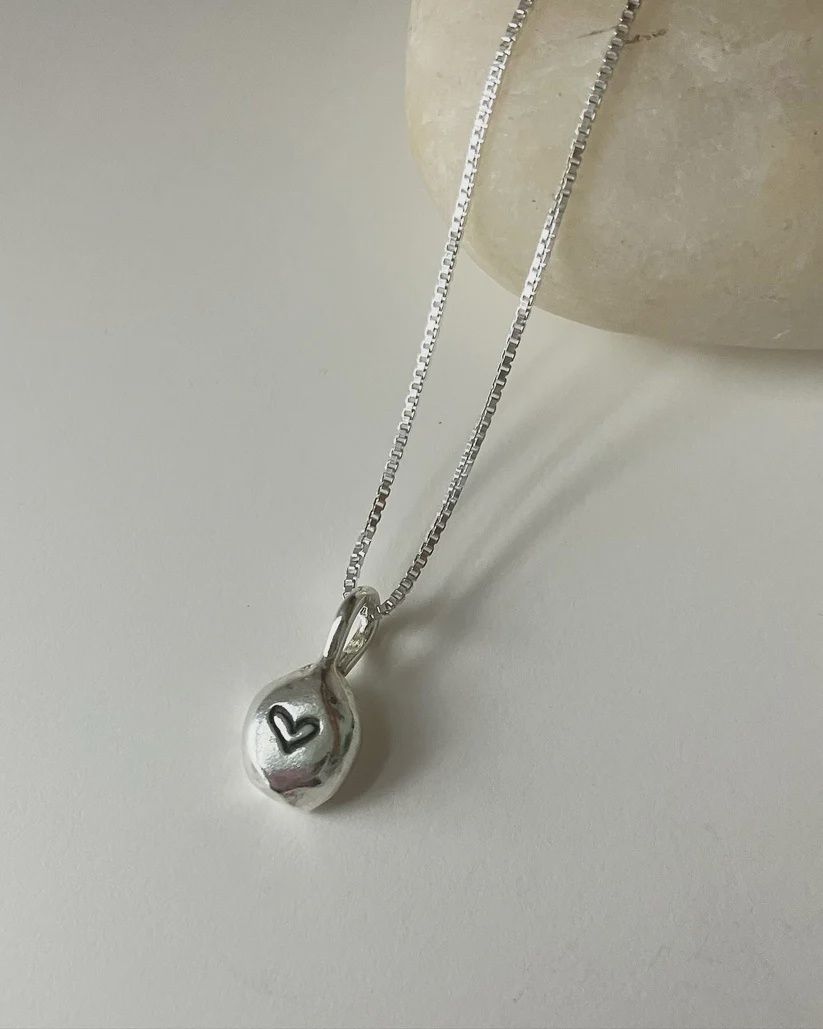 Sunshine on Water Necklace Stardust Heart