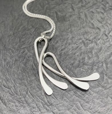 Reflections In Silver Neck Double Twist