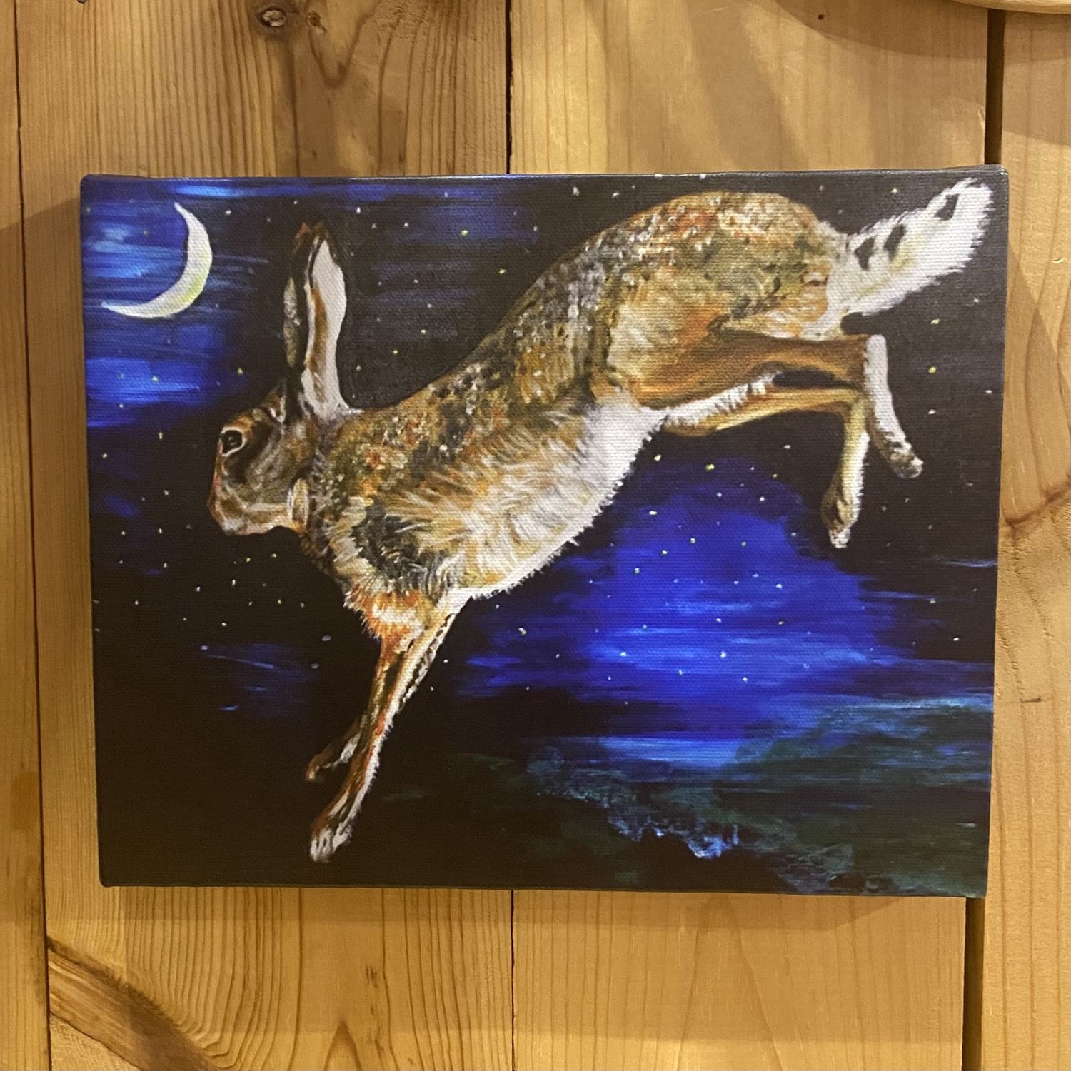 MCMULLEN Hopping Rabbit Print
