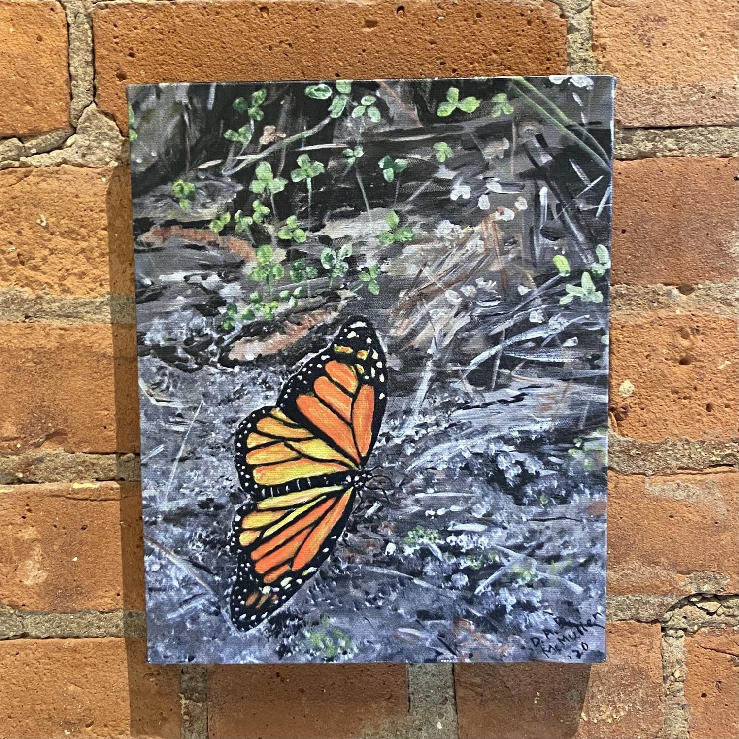 MCMULLEN Monarch Butterfly Over Stream