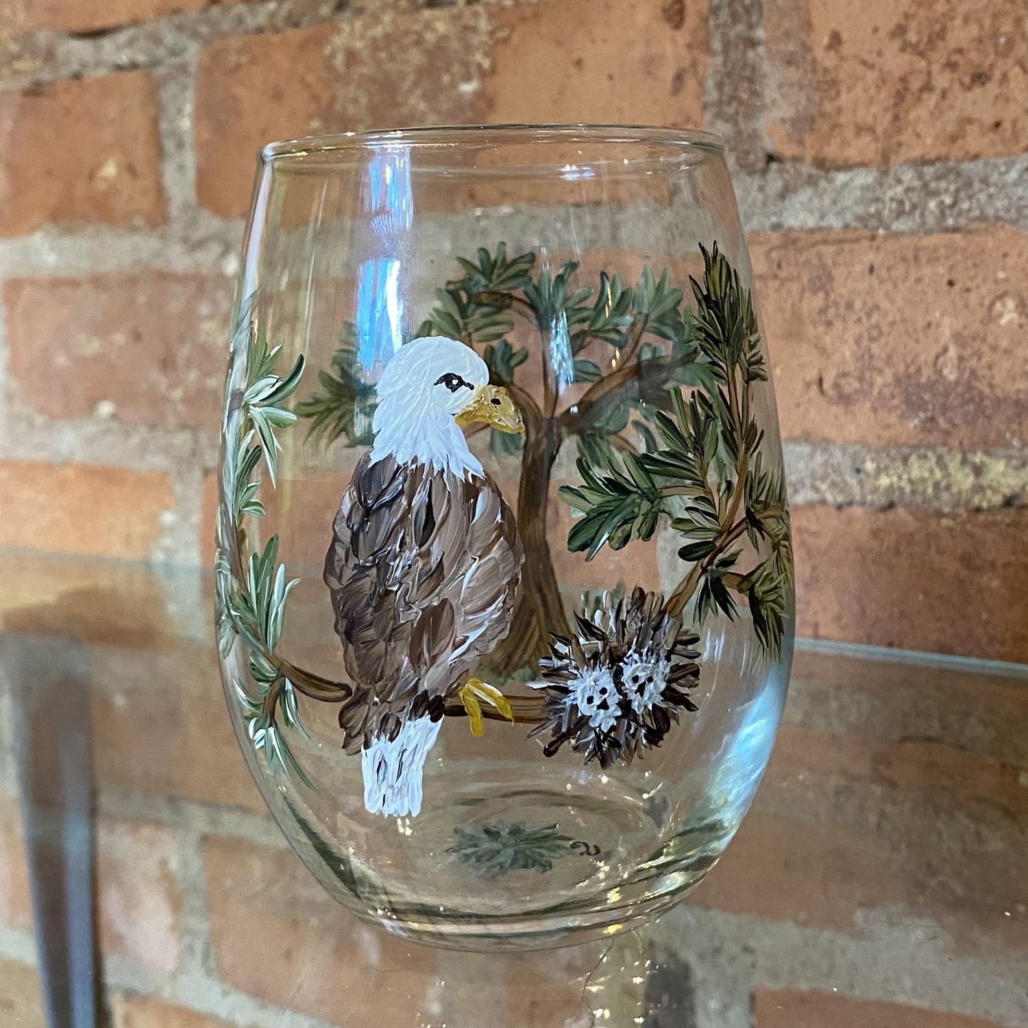 Snyder Eagle 20oz Stemless Wine Glass