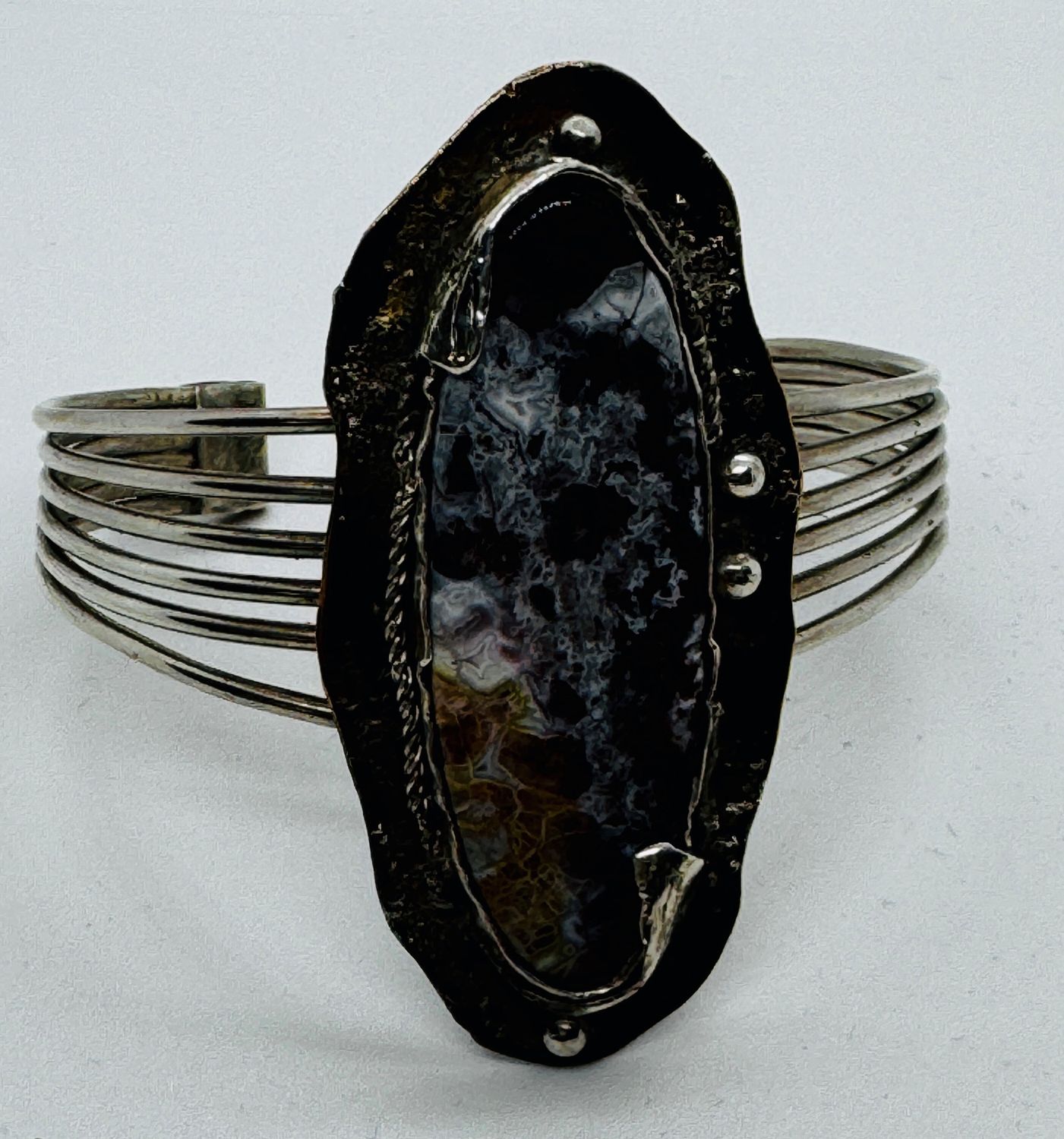 Stendardo Cuff Crazy Lace Agate