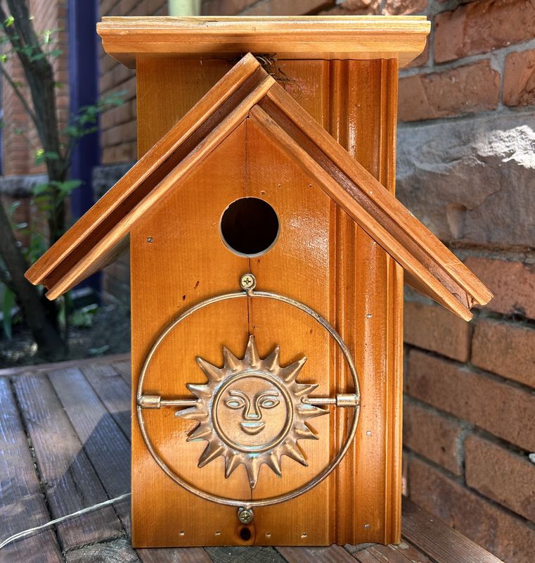Rivers Birdhouse Knotty Pine Sunface