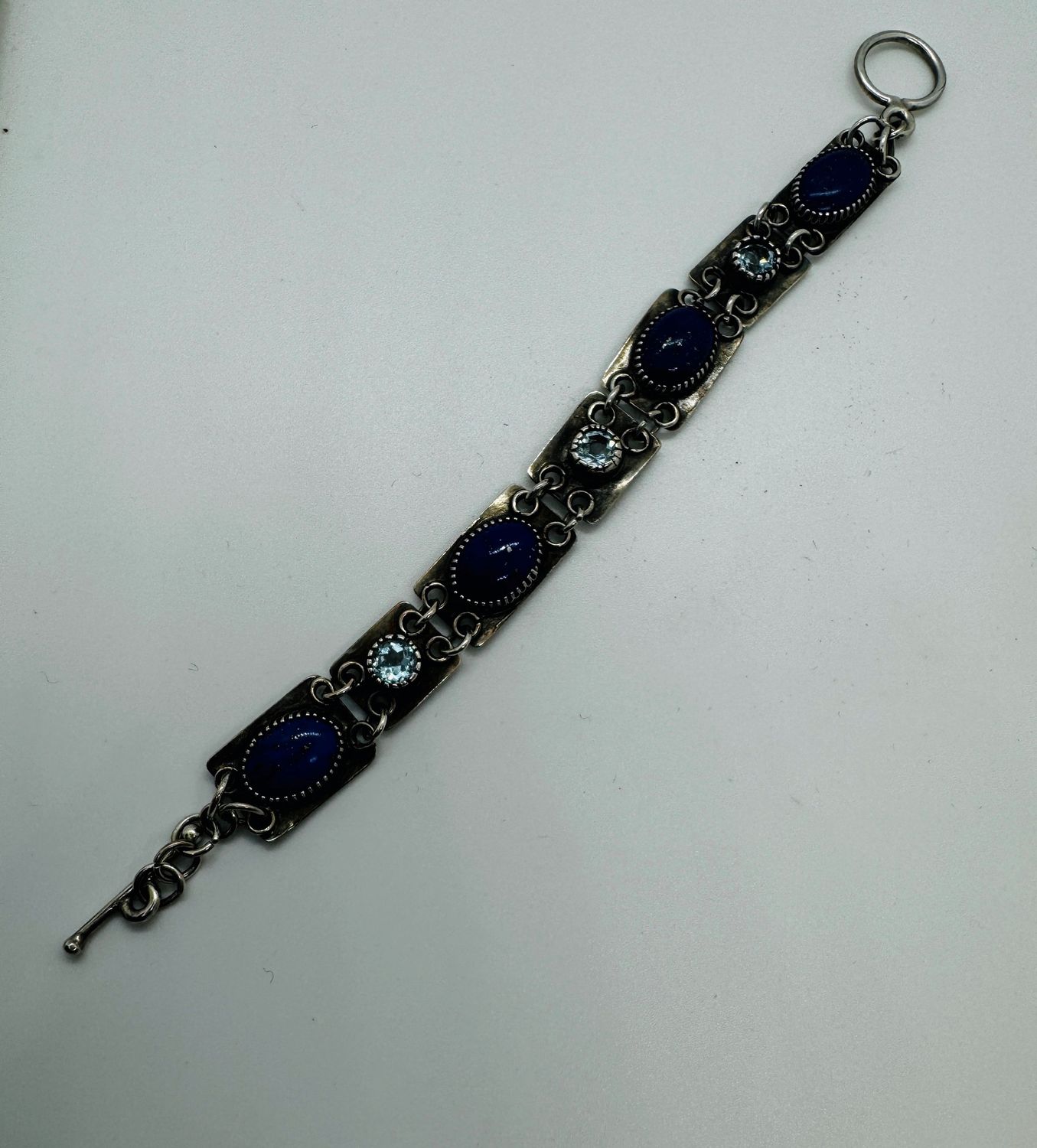 Stenardo Bracelet Labradorite and Blue Topaz