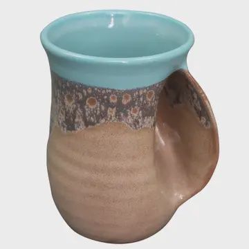 Neher Handwarmer Mug Right Hand Island Oasis