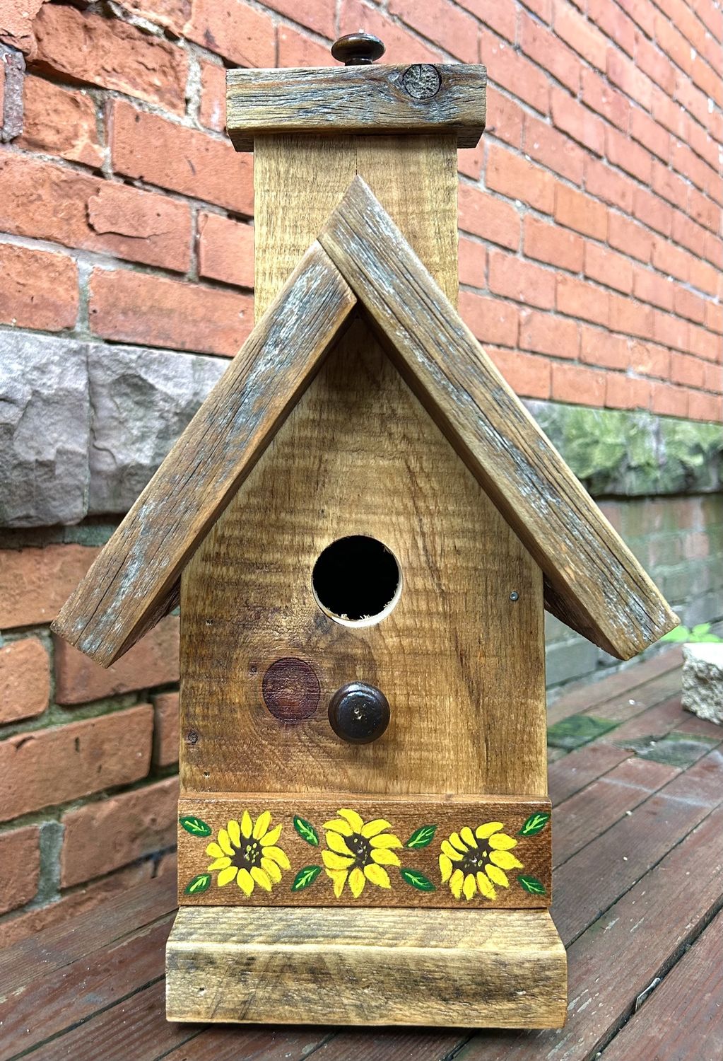 Rivers Birdhouse Sunflower Stick