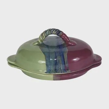 Neher Covered Butter Dish Mossy Creek