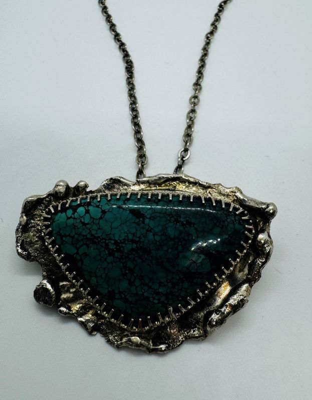 Stendardo Necklace Turquoise Triangle