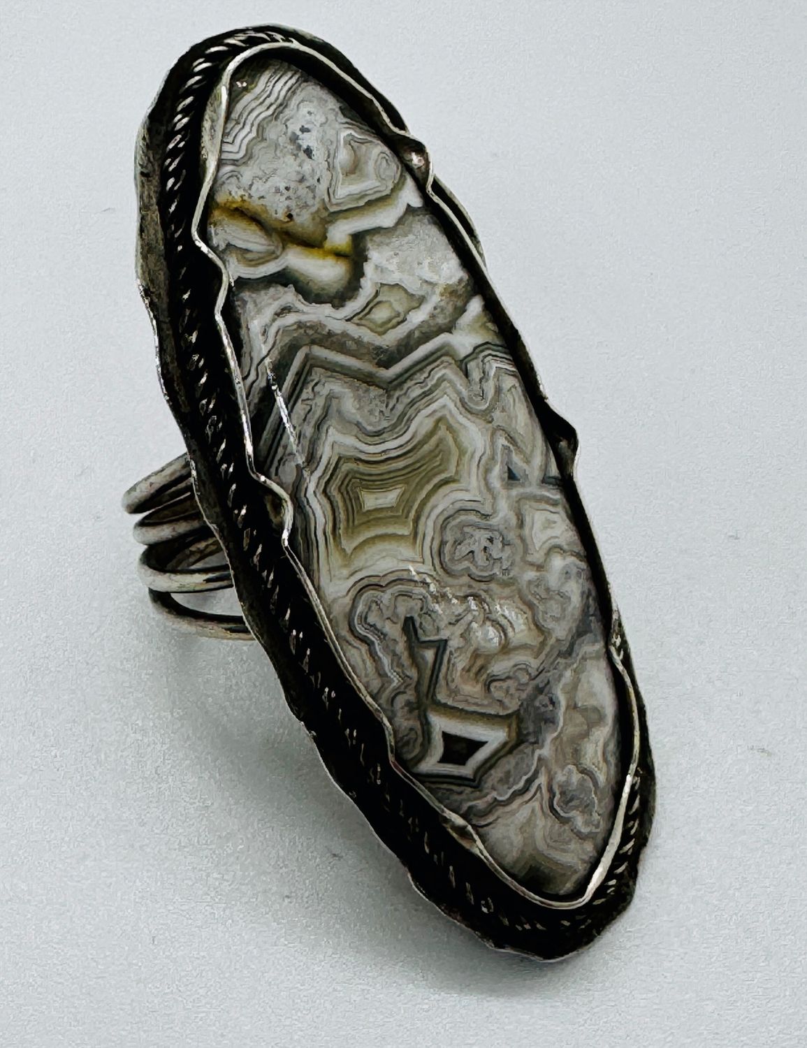 Stendardo Ring Crazy Lace Agate