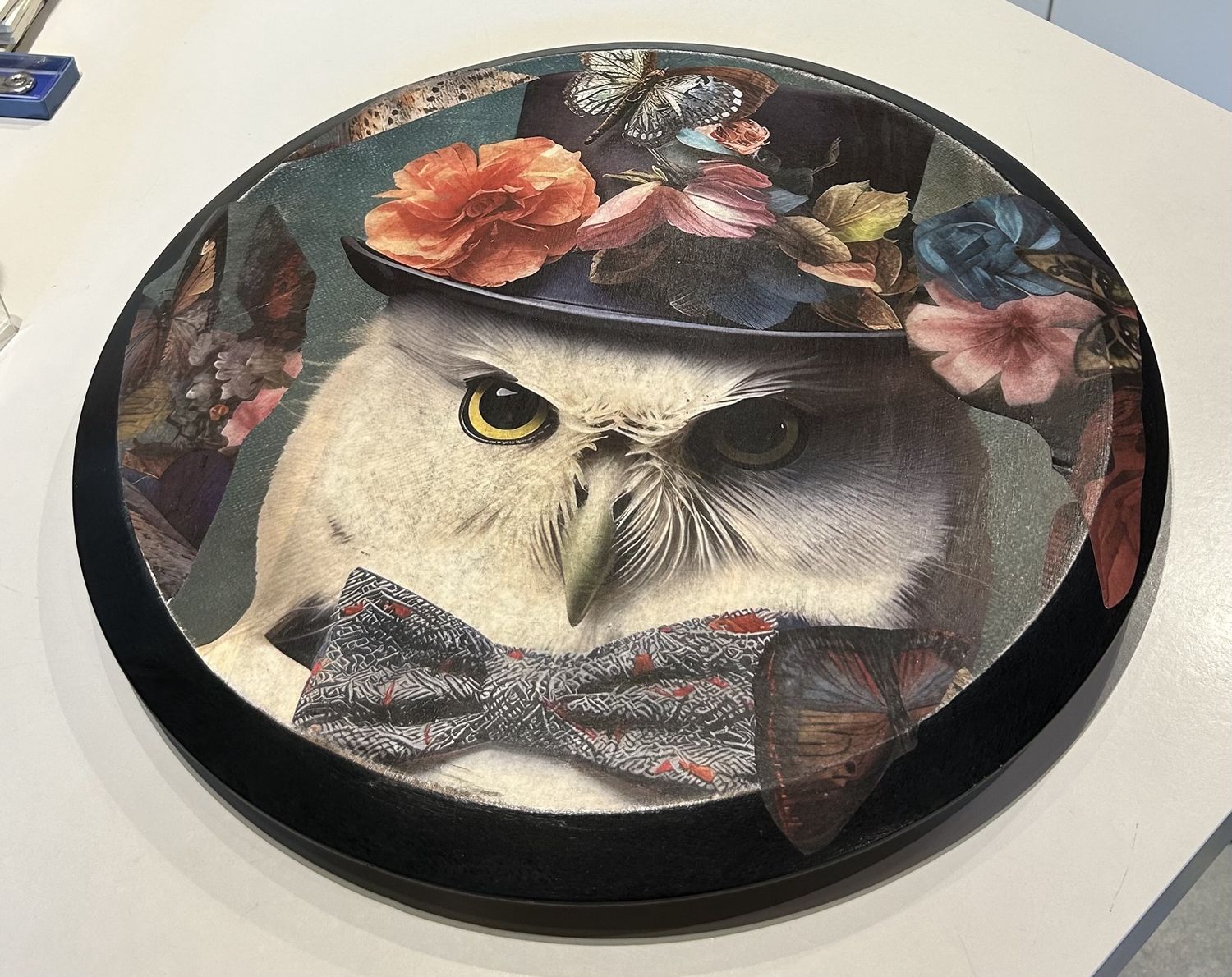 DiFrancisco Lazy Susan with Owl