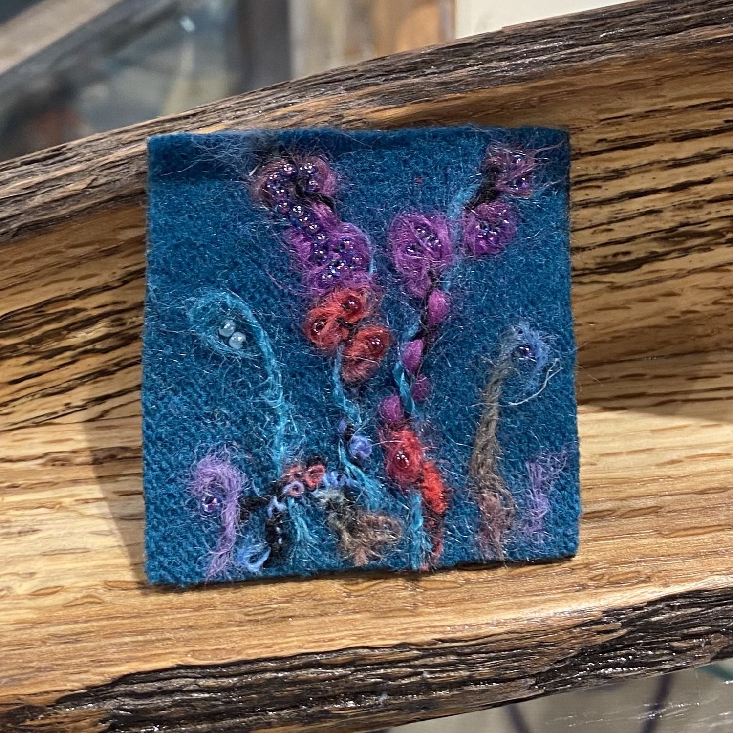 Juekoff Pin Teal Felt
