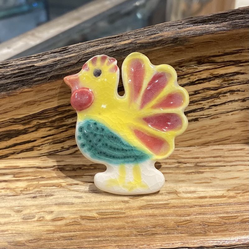 Juekoff Pin Ceramic Chicken