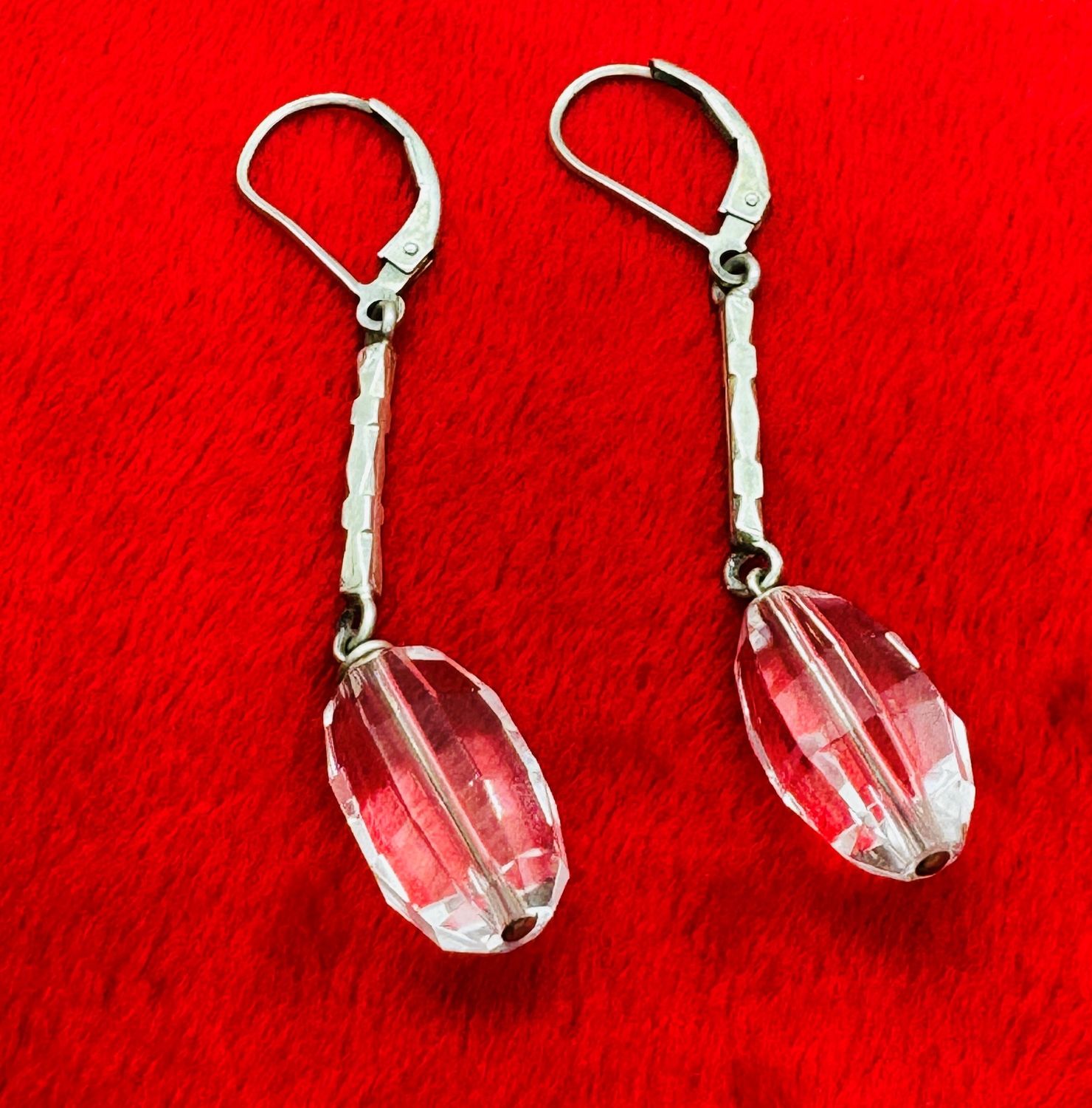 Stendardo Earrings Quartz Drops on Sterling Silver
