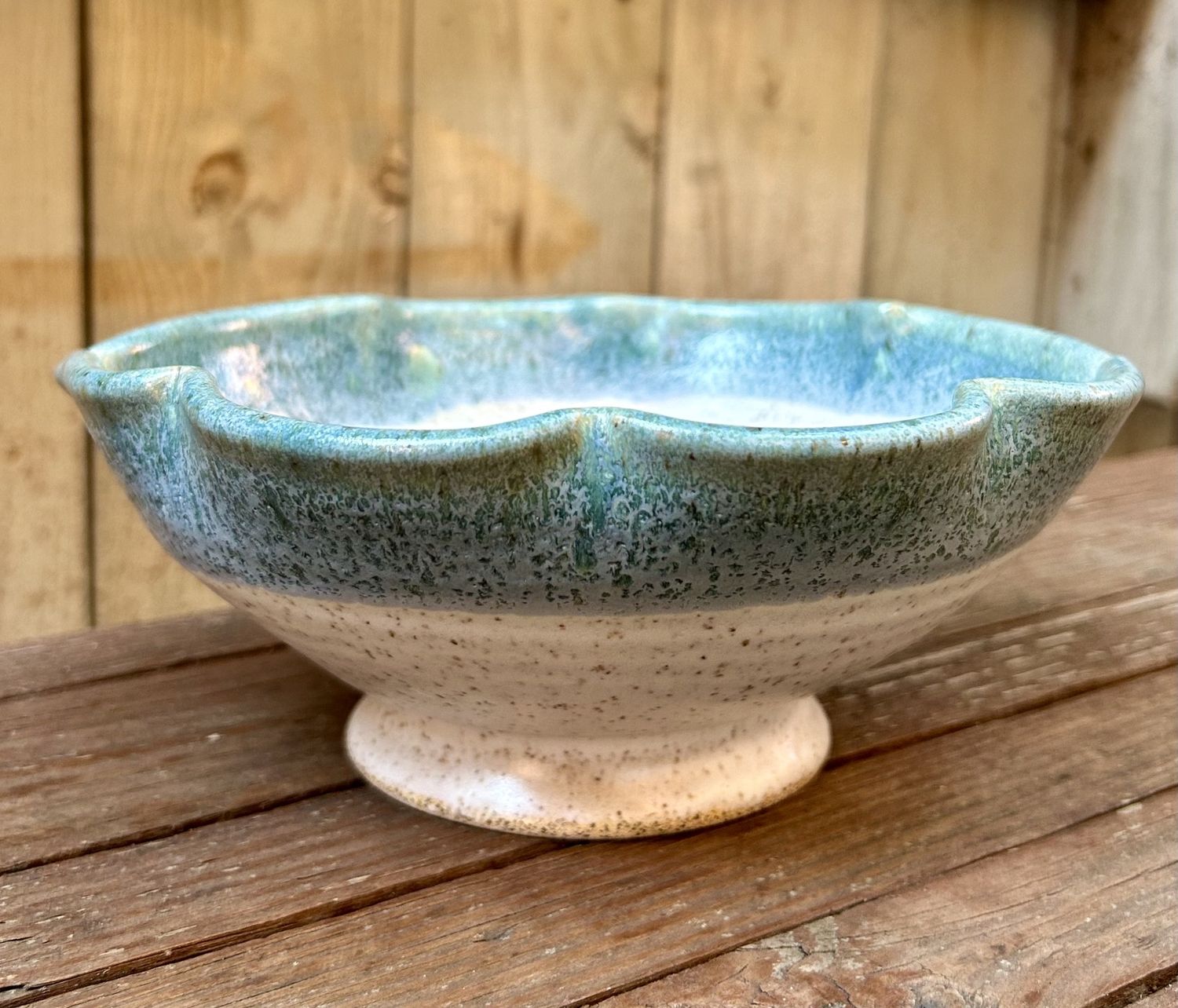 Johnson Pedestal Bowl w/Altered Rim 516