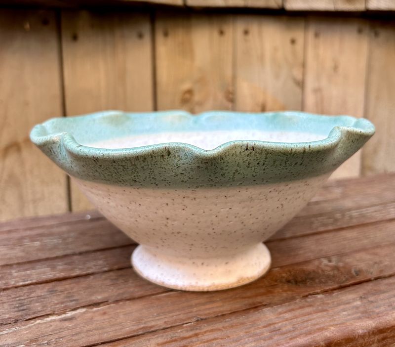 Johnson Pedestal Bowl w/Altered Rim 515