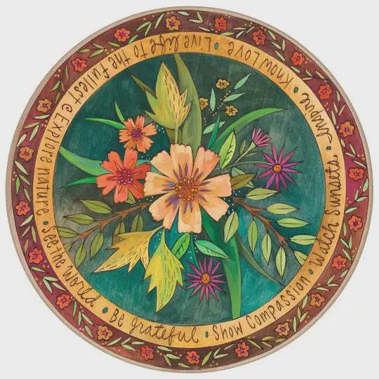 Sincerely &quot;Sprigs of Spring&quot; Lazy Susan