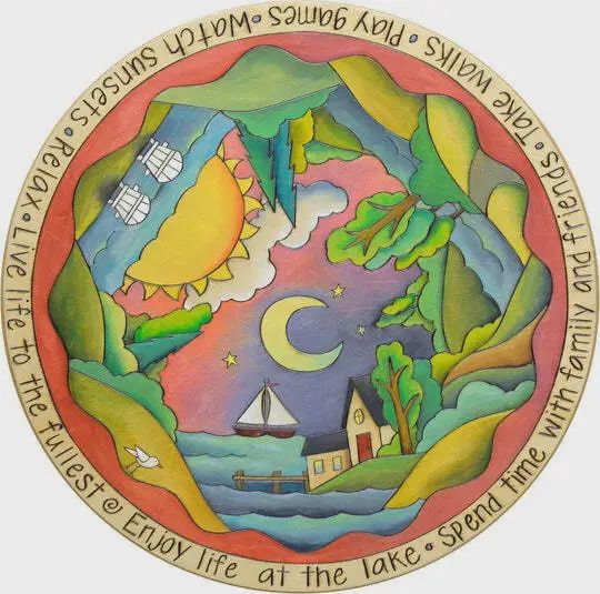 Sincerely &quot;Lake Days&quot; Lazy Susan