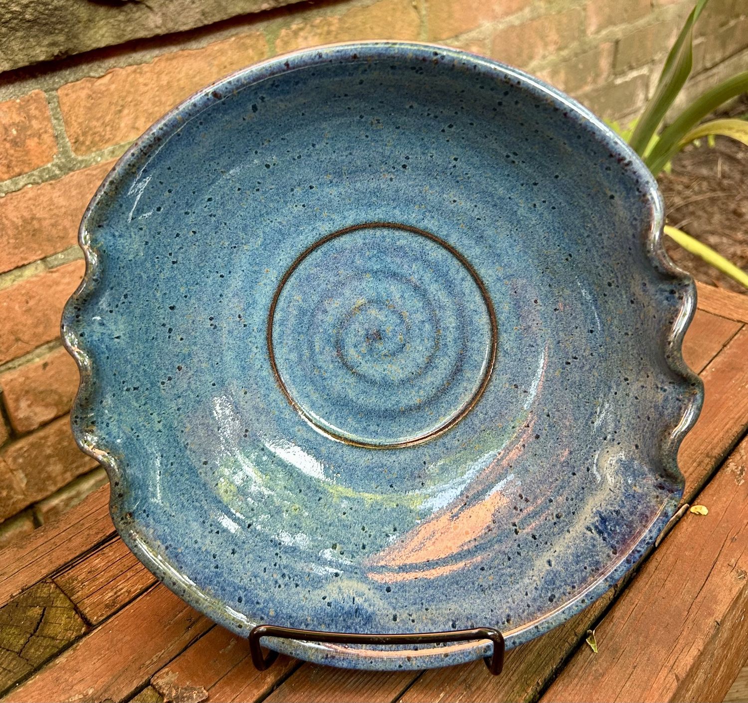 Johnson Bowl w/Altered Rim Blue