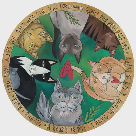 Sincerely &quot;Cat Scratch Fever&quot; Lazy Susan