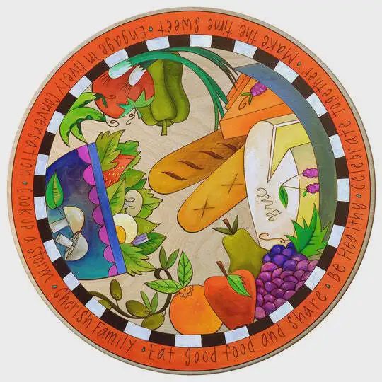Sincerely &quot;Enjoy Nature&#39;s Bounty&quot; Lazy Susan