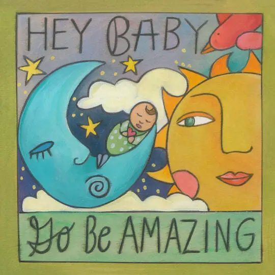 Sincerely  6x6 Go Be Amazing Wall Plaque