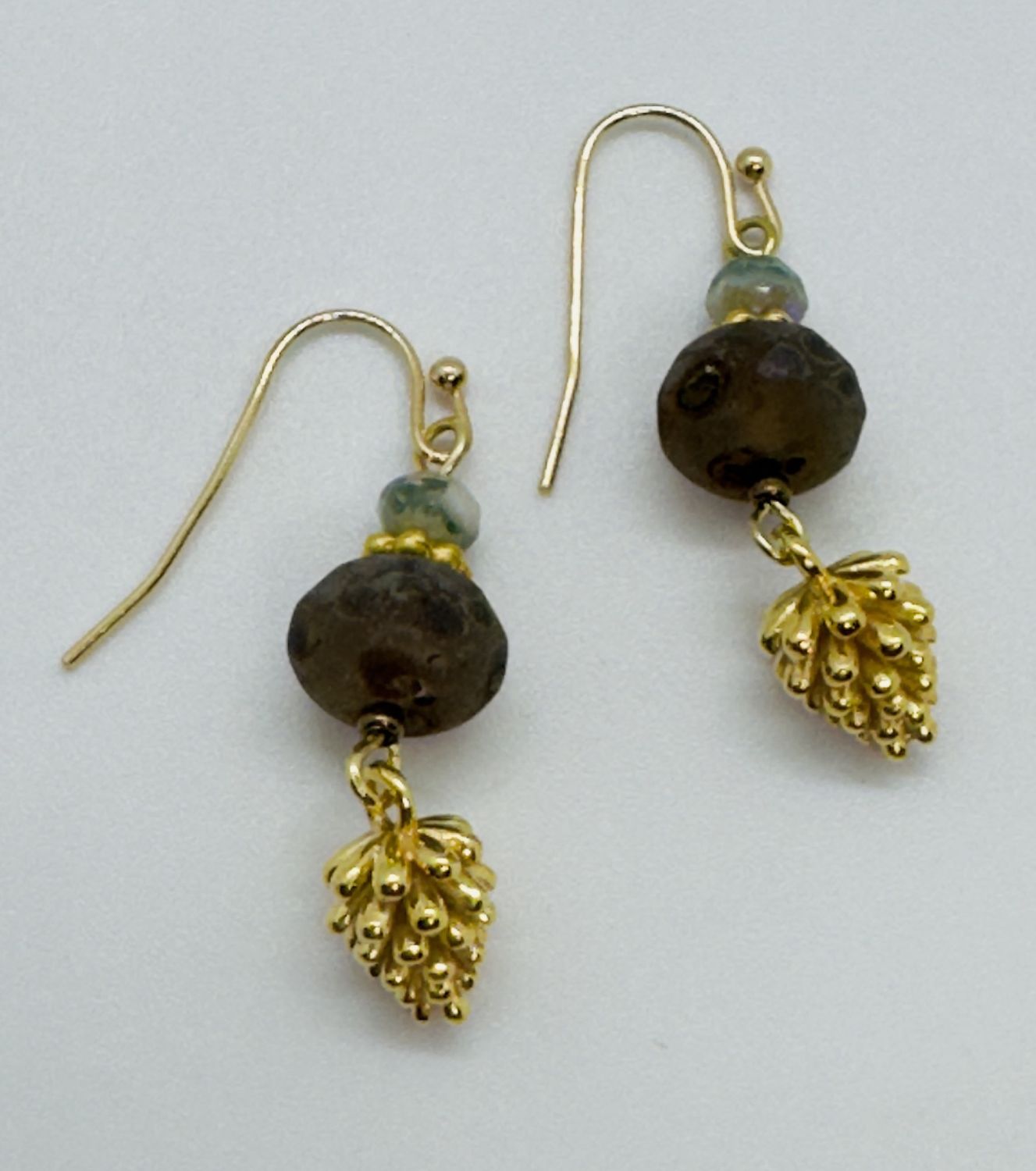 Garnish Earrings Pinecone