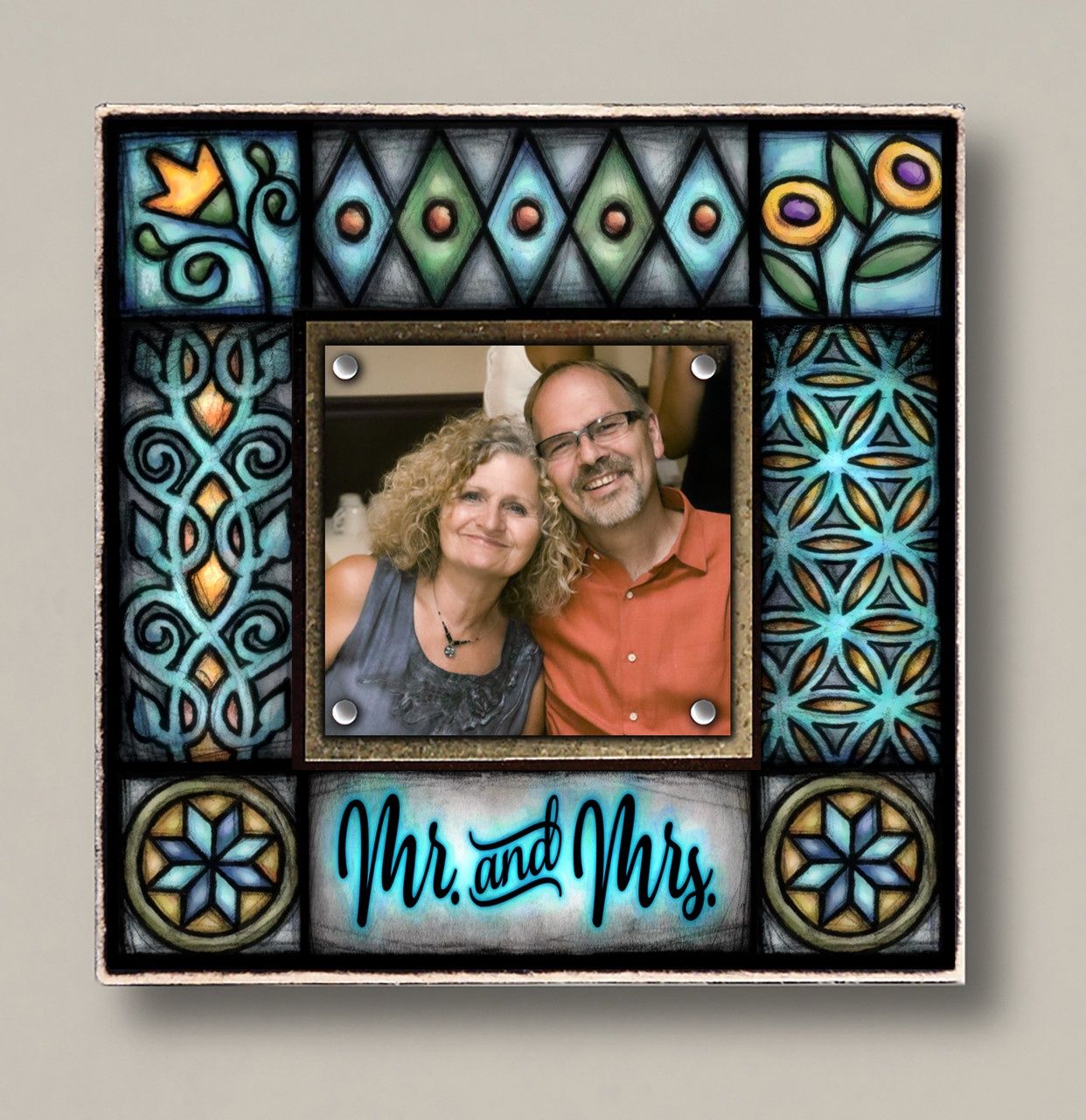MACONE Mr and Mrs Photo Frame
