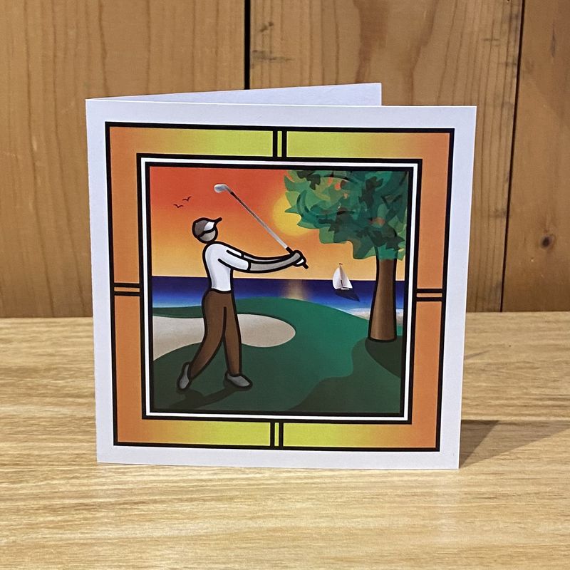 MeTimothy Card Golfing