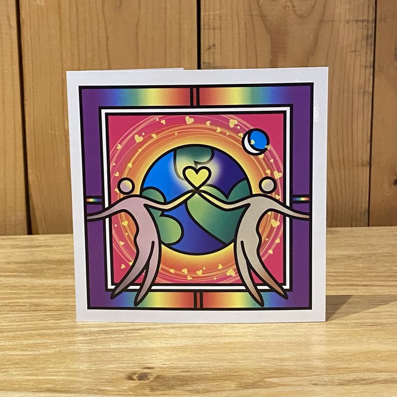 MeTimothy Card Heart Kept Hand in Hand