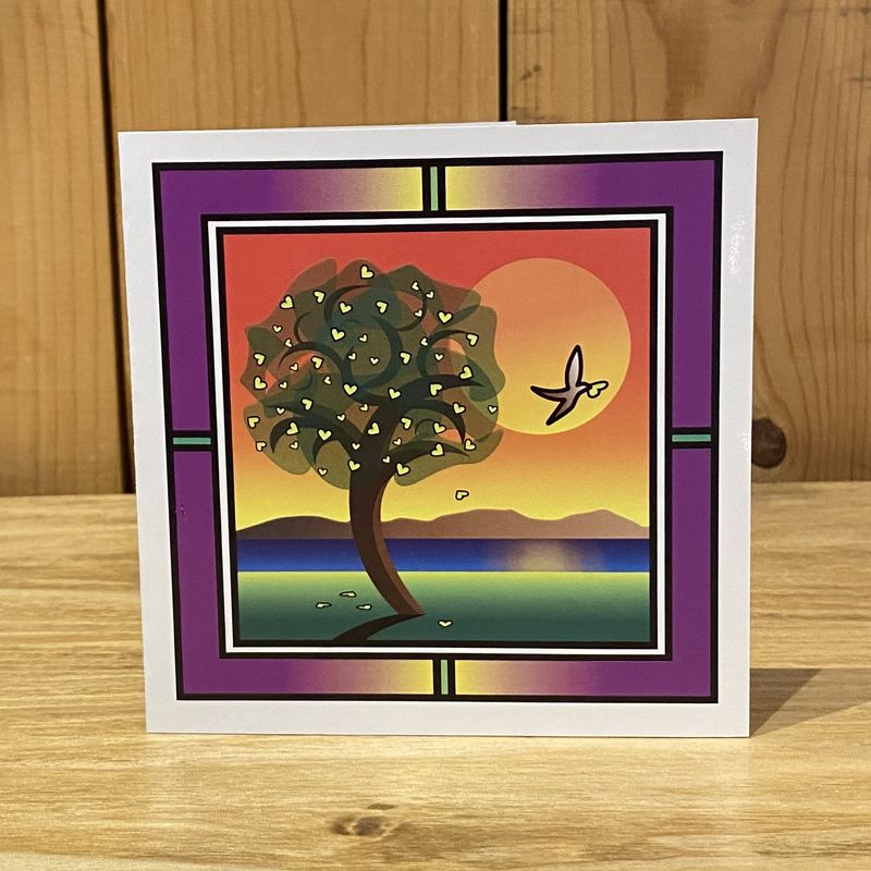 MeTimothy Card Tree of Hearts