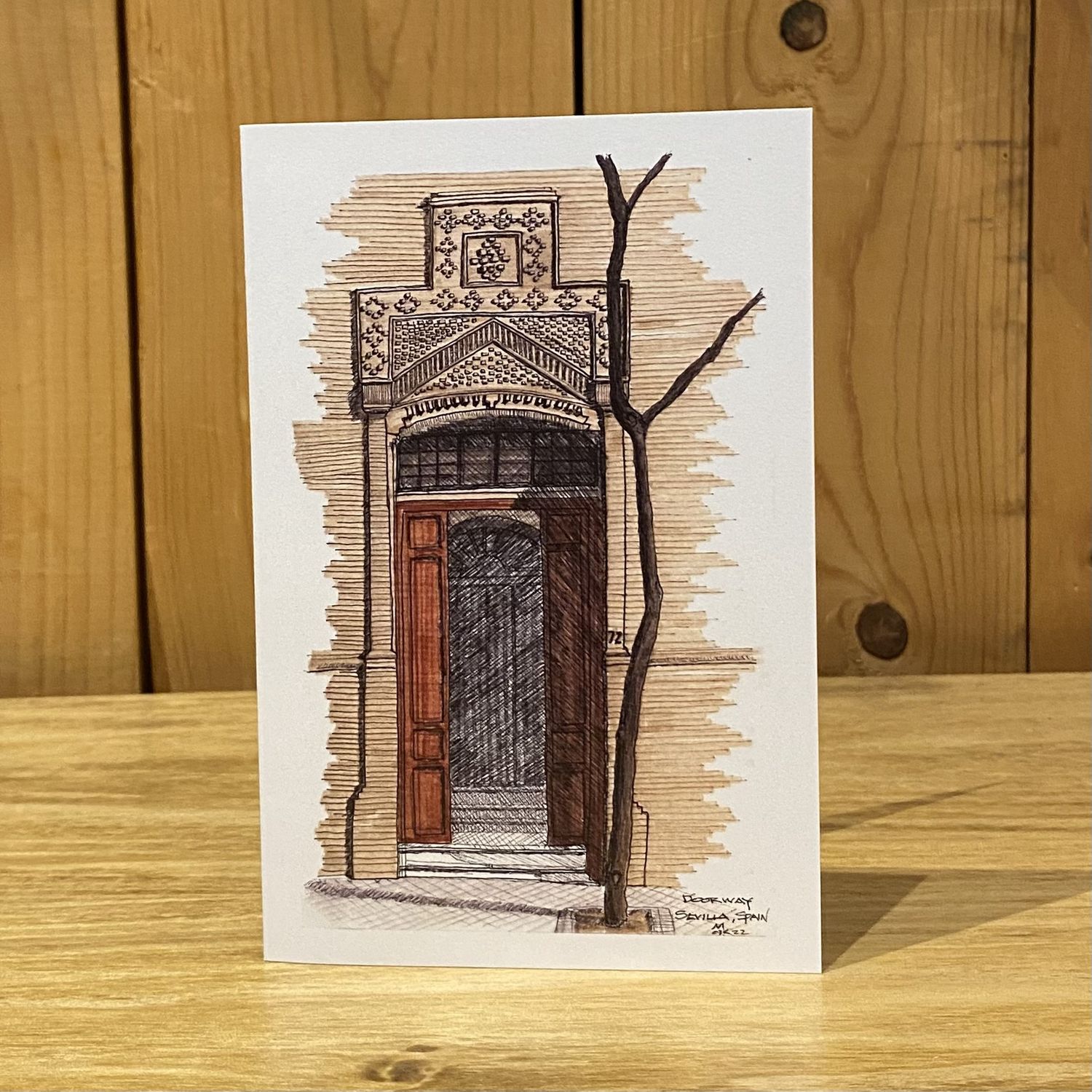 Kannard Doorway Seville, Spain Card