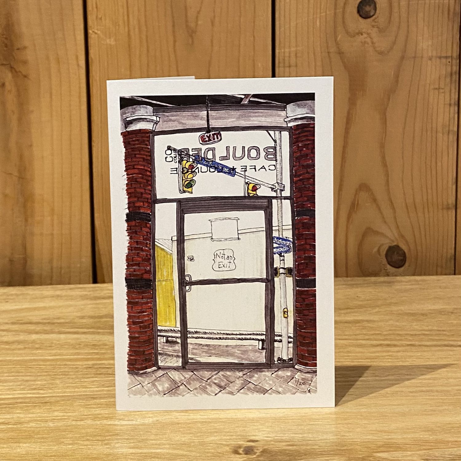 Kannard Card Boulder Coffee Door