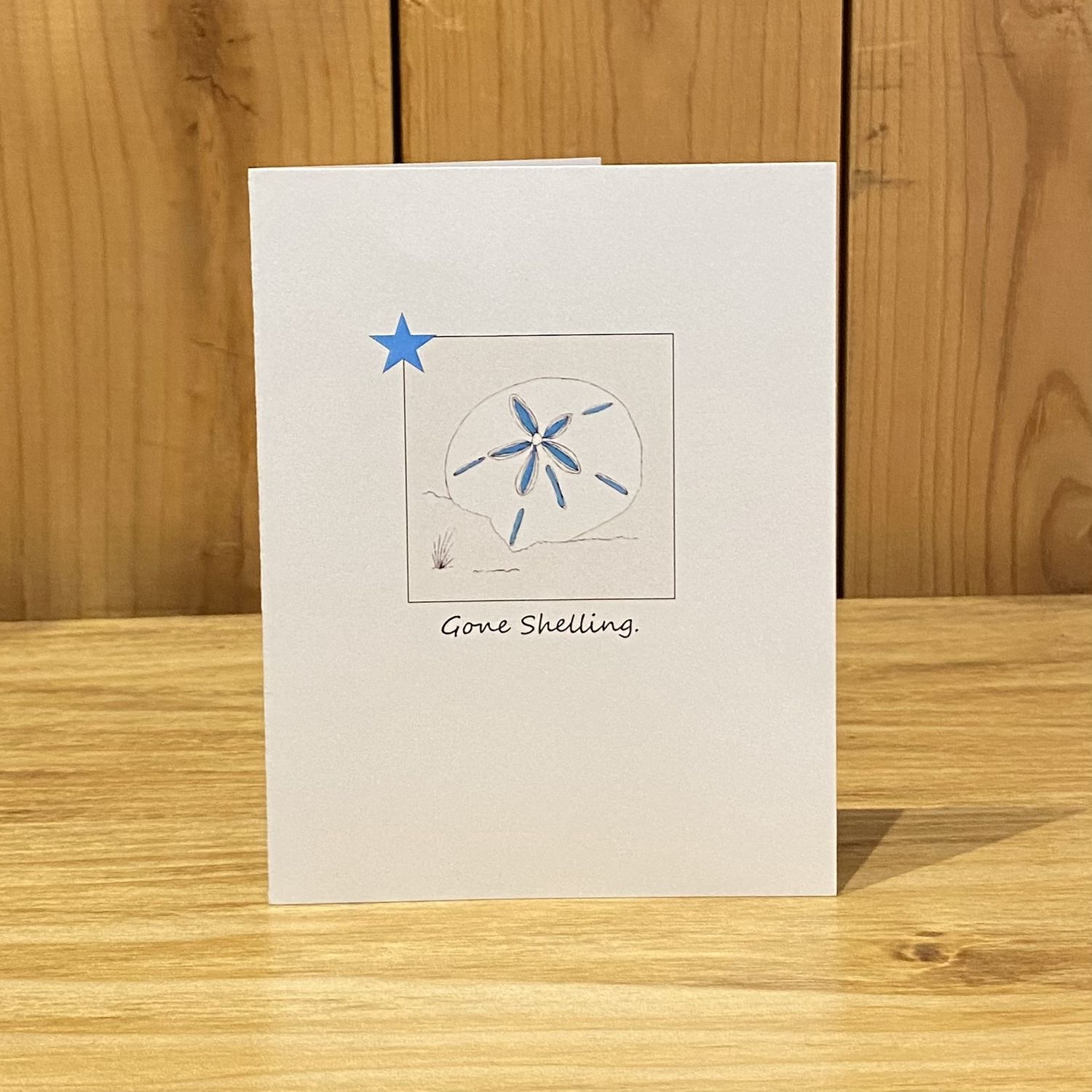 Stick With Mary Gone Shelling Card Text Card