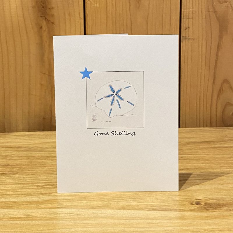 Stick With Mary Gone Shelling Card Text Card