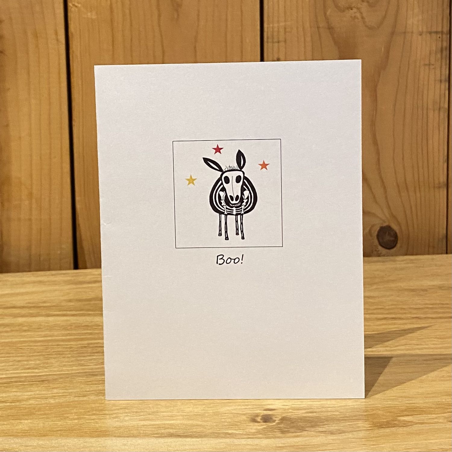 Stick With Mary Ramon &quot;Boo&quot; Text Card