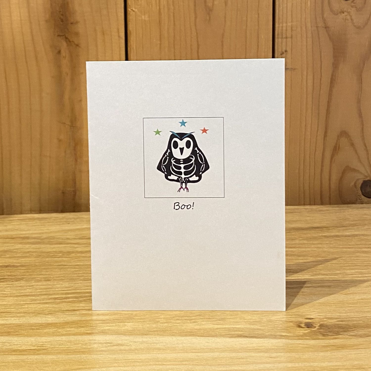 Stick With Mary Oscar &quot;Boo&quot; Text Card