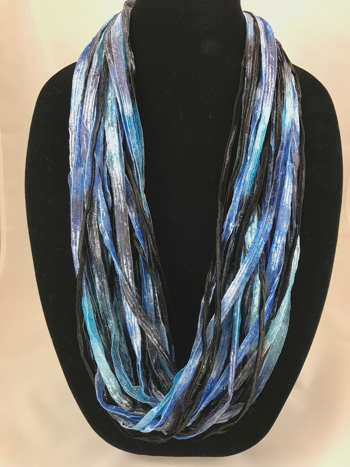 JA Collections Deep Sea Blue Ribbon 12&quot;