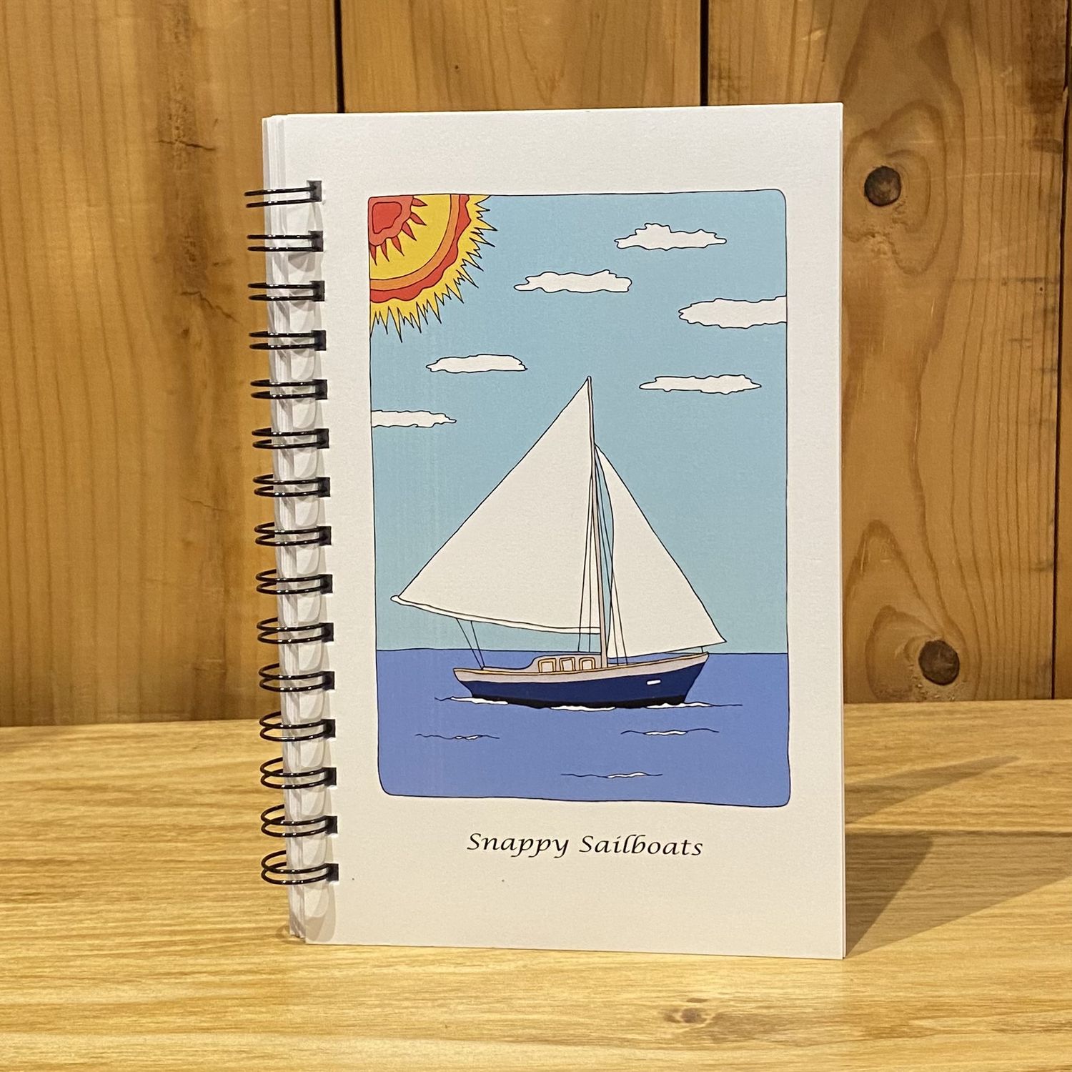Stick With Mary Snappy Sailboats Journal/Sketchbook