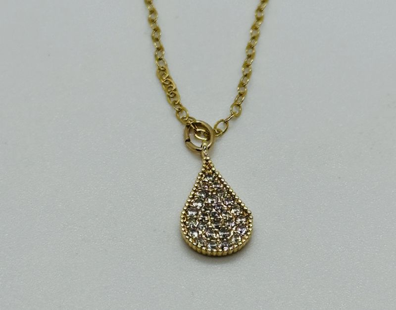 Kalli Necklace Small Tear Drop