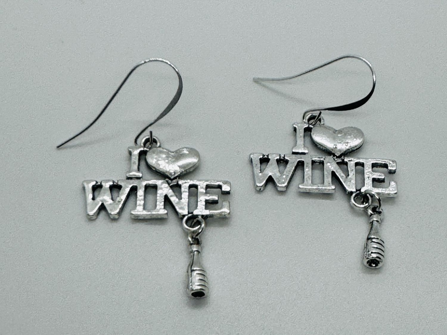 Kalli Earrings Silver-tone &quot;Love Wine&quot;
