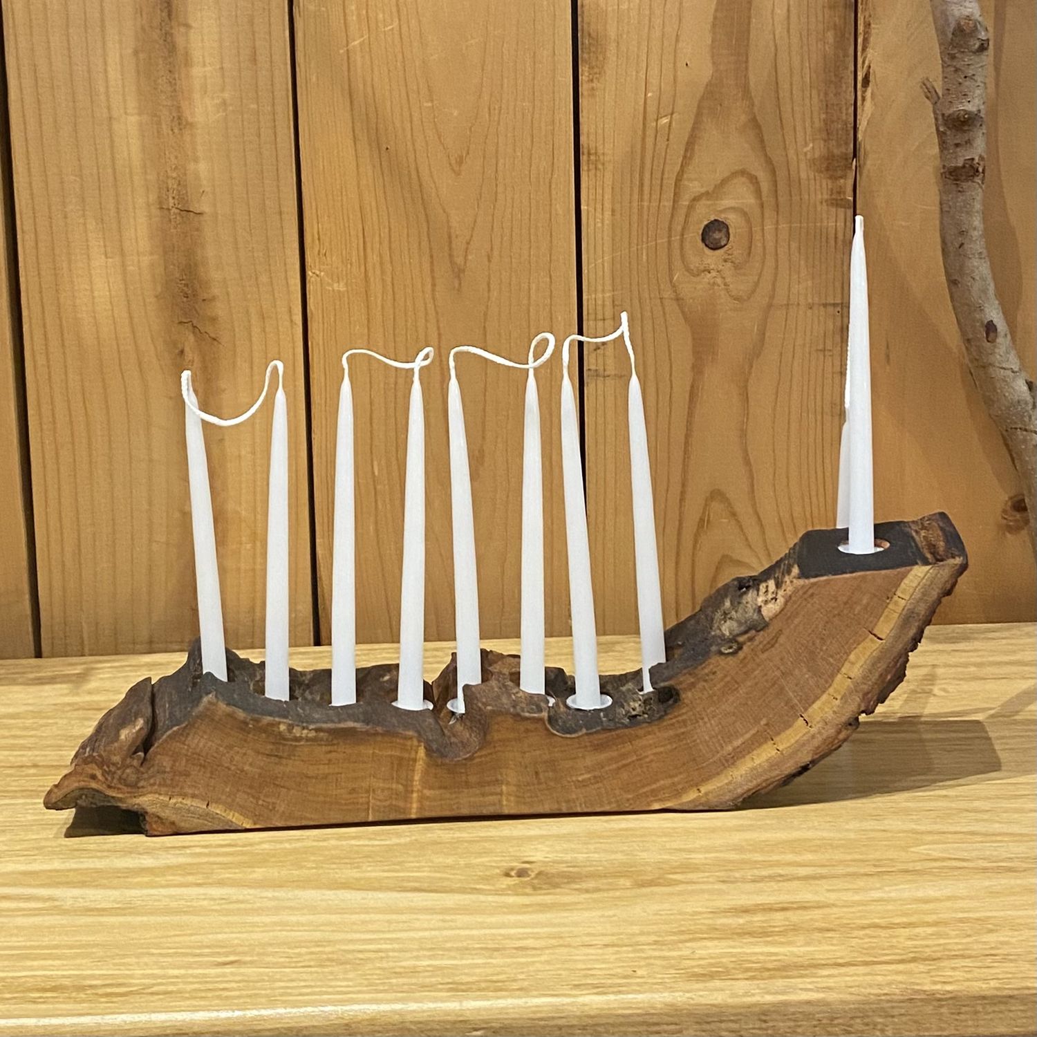 On The Edge Cherry Menorah