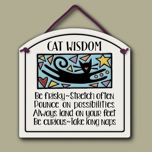 Macone Cat Wisdom Wall Art