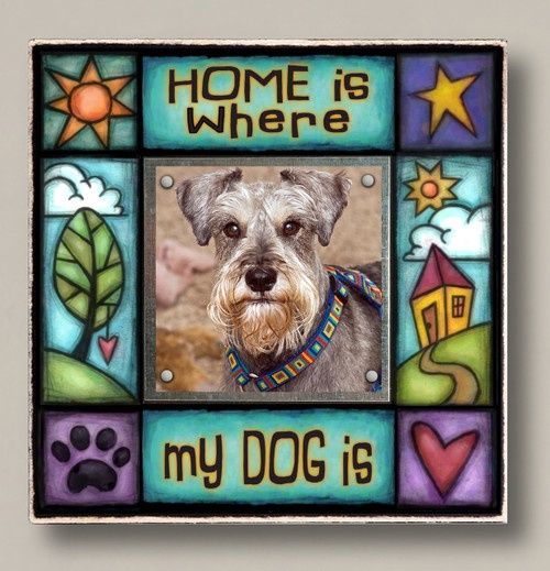 Macone Photo Frame Home Is Where The Dog Is