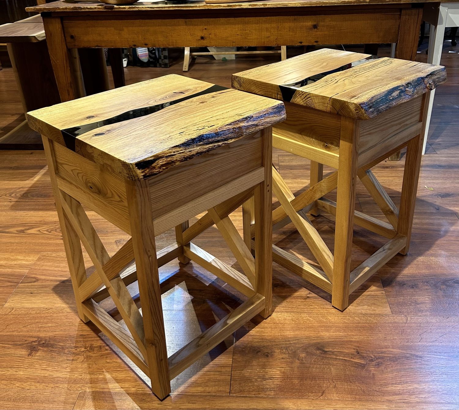On The Edge Live Edge End Tables